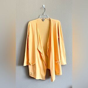 J. Jill Draped Open Front Cardigan